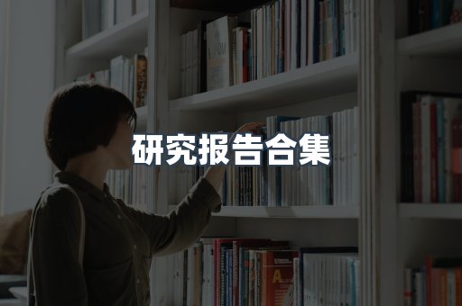 研究报告合集